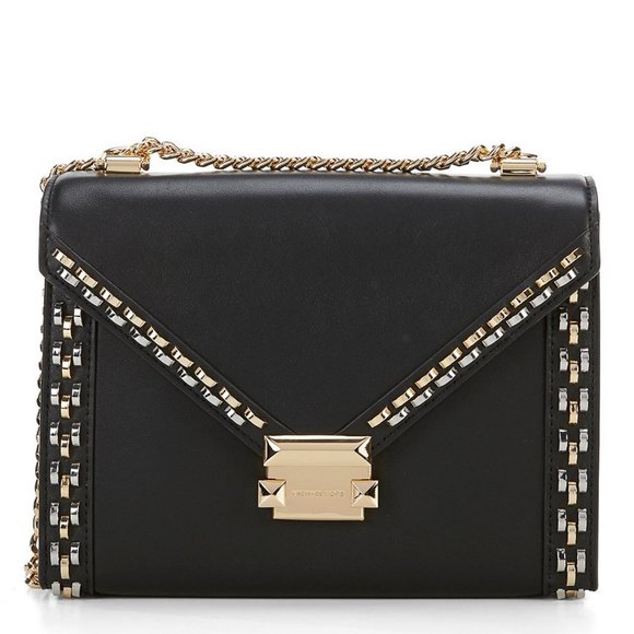 MICHAEL Michael Kors Handbags - ~Michael Kors Whitney Studded Shoulder Bag  NWT~